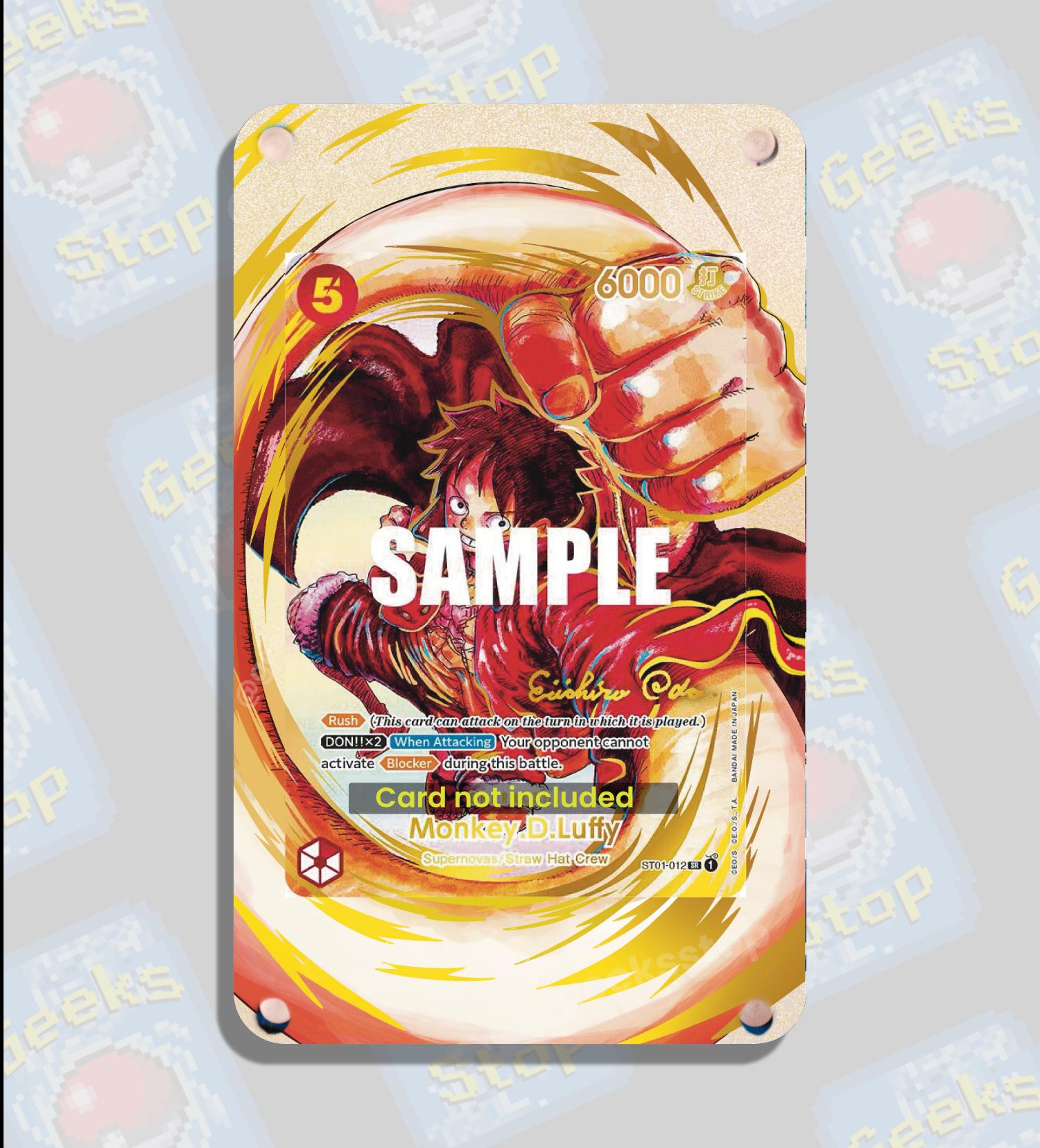 Luffy Oda Signature | Extended Art Display Case for OPTCG - Etsy