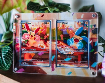 プラスル　マイナン　ケース プラスル マイナン ARセット カスタムポケモンカード
