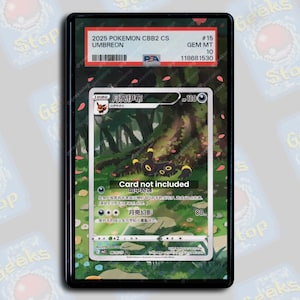 Umbreon #615 Chinese Gem Pack 2 PSA TAG Beckett | Extended Art Display Case for Pokemon Card