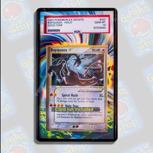 レックウザ ゴールドスター PSA | グレード付きポケモンカード用拡張アートディスプレイケース