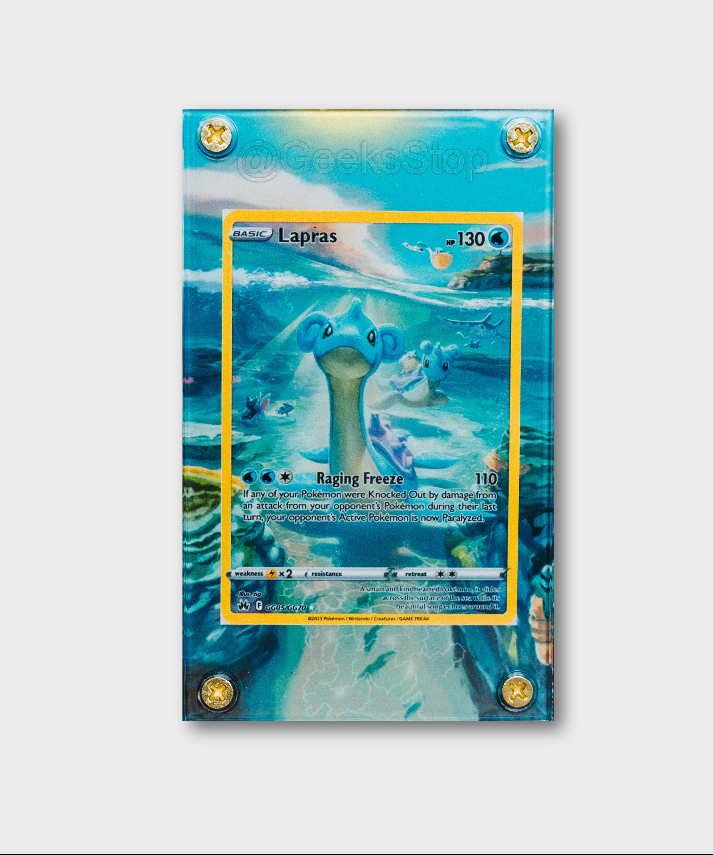 Lapras Galarian Gallery | Extended Art Display Case for Pokemon