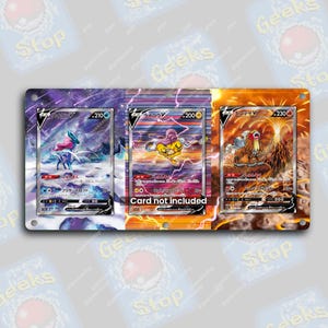 Raikou Entei Suicune Crown Zenith | Vitrine de Arte Estendida para Cartas Pokémon
