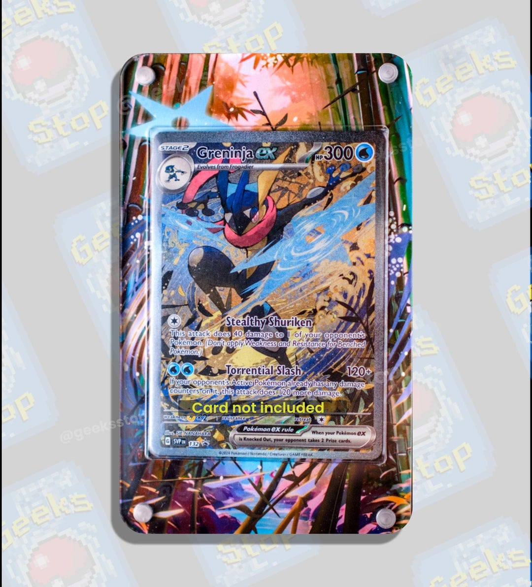 ゲッコウガ EX プロモ | ポケモンカード用拡張アートディスプレイ