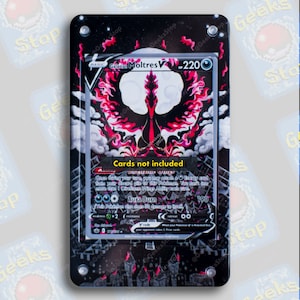 Art alternatif de Moltres V | Grande vitrine artistique pour carte Pokémon
