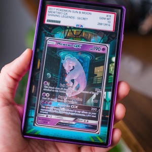Mewtwo GX Mewtube PSA BGS | Display Case Extended Art for Graded Pokemon Card