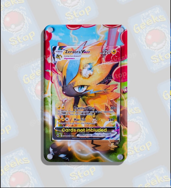 Zeraora VMAX GG42 | Extended Art Display Case for Pokemon Card - Etsy