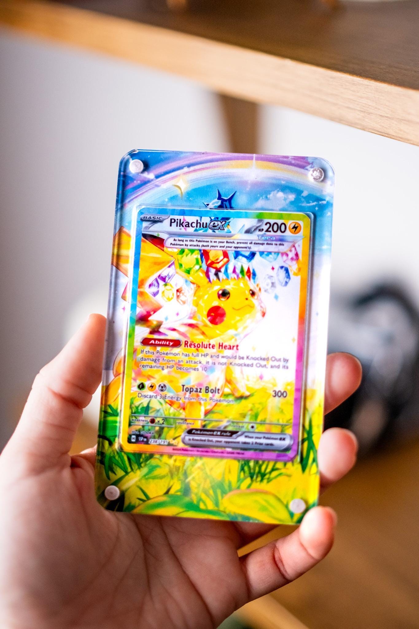ポケモンカード用ピカチュウ ex SAR 拡張アートディスプレイケース