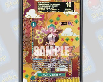 Vitrina de arte ampliada para joyería Bonney SP OP06 PSA Beckett para OPTCG