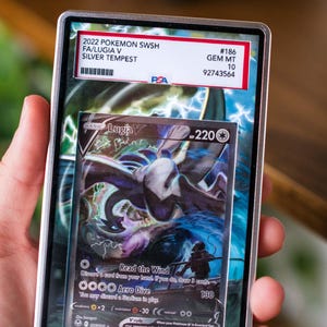 Lugia V Alt Art PSA BGS | Display Case Extended Art for Graded Pokemon Card