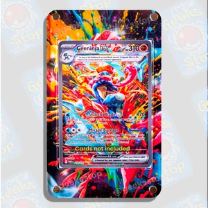 Greninja ex Spezial Illustration | Große Kunst Vitrine für Pokemon Karte
