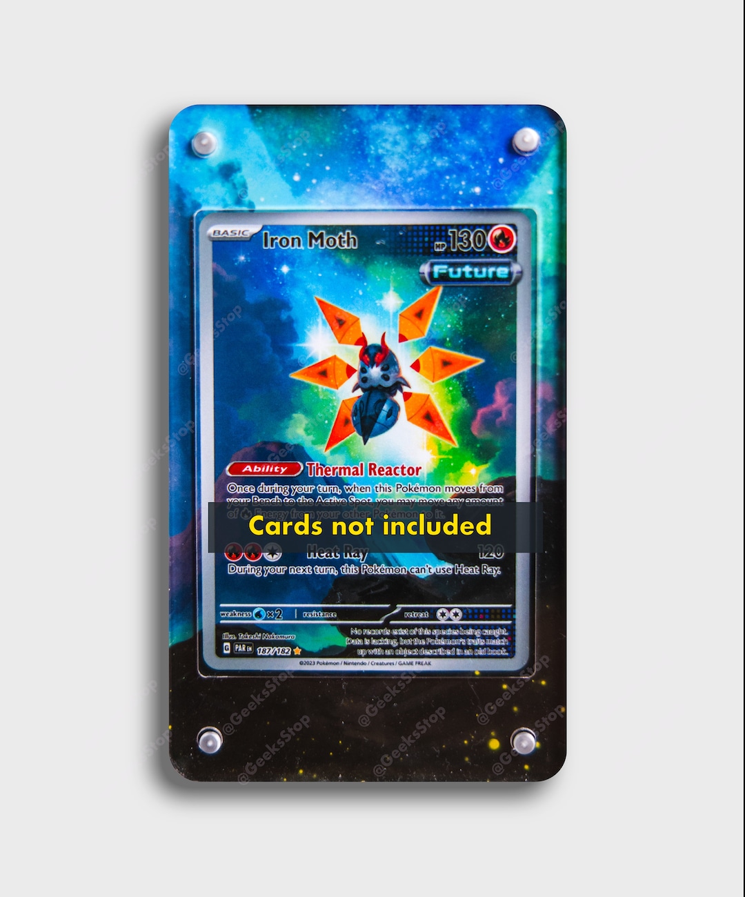 Iron Moth IR | Extended Art Display Case for Pokemon Card - Etsy