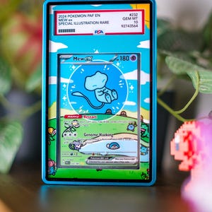 Mew ex Shiny SIR PSA BGS | Display Case Extended Art for Pokemon Card