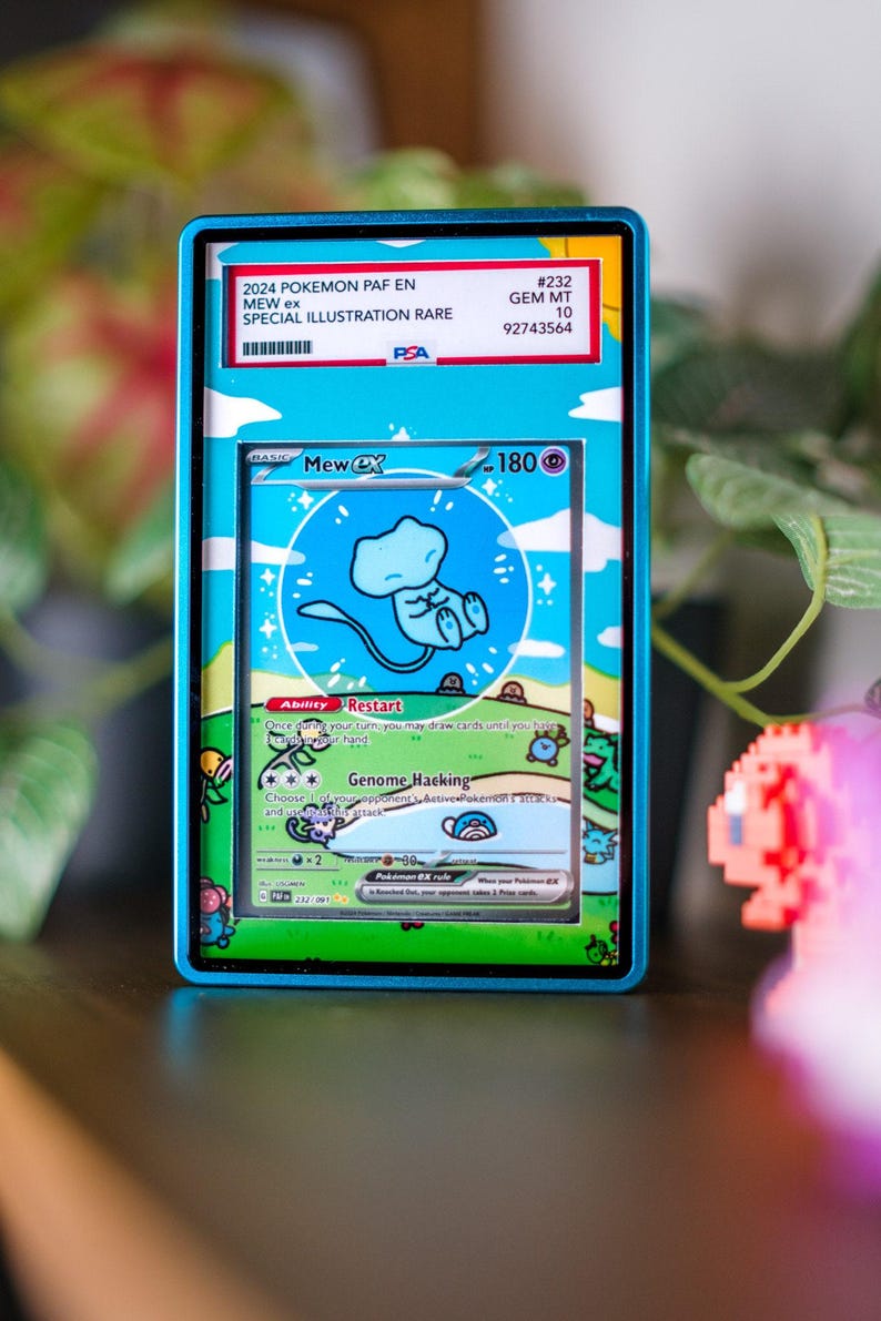 Mew ex Shiny SIR PSA BGS | Display Case Extended Art for Pokemon Card