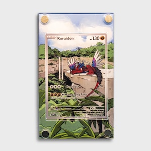 Promo Koraidon | Grande vitrine artistique pour carte Pokémon
