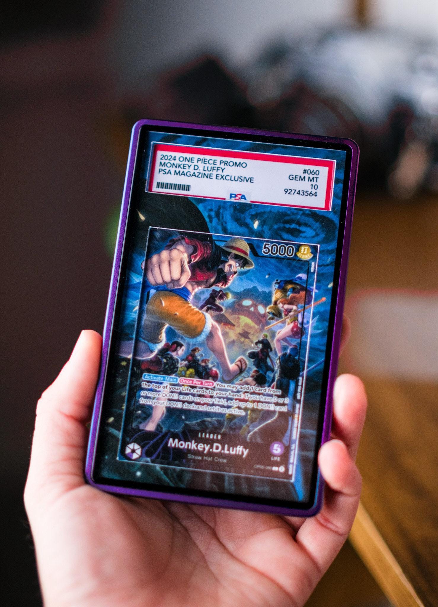 モンキー・D・ルフィ PSAマガジンプロモ | グレード付きOPTCG用拡張