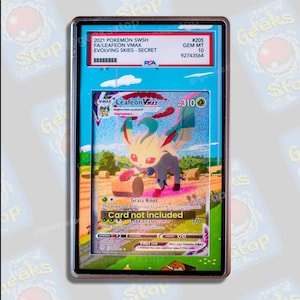 Leafeon VMAX Alt PSA BGS | Display Case Extended Art for Graded Pokemon Card