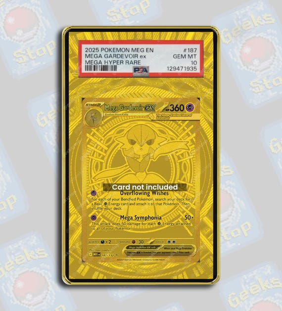 graded gold pokemon cards PSA Style Mega Lucario EX MUR English Proxy Card S OP PROXIES TCG the joy of opening a mystery box and the potential of what treasures or additions to your collection it may hold is a feeling that never fades UPDATE: An official answer on