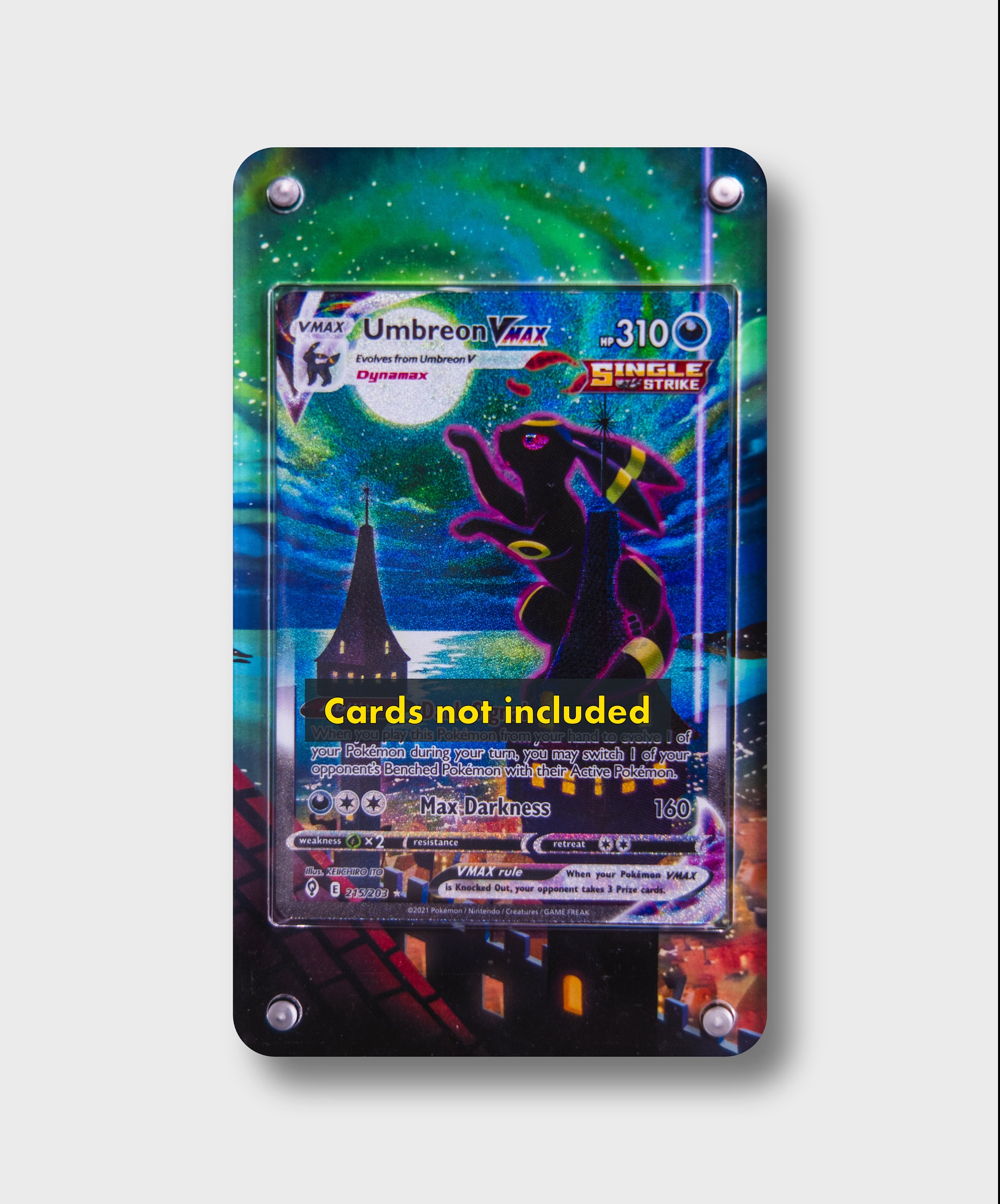 Umbreon VMAX Alternate Art | Extended Art Display Case for Pokemon