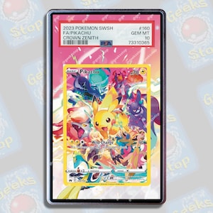 Crown Zenith Pikachu Card - Etsy