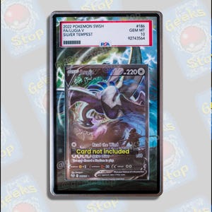 Lugia V Alt Art PSA CGC Beckett / Vetrina per l'esposizione di opere d'arte estese per carte Pokémon classificate
