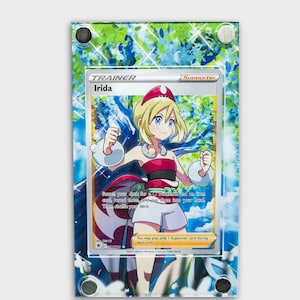 Irida FA Trainer 186/189 Vitrine personnalisée pour cartes Pokémon