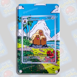 Dugtrio AR #208 Grande vitrine artistique pour cartes Pokémon