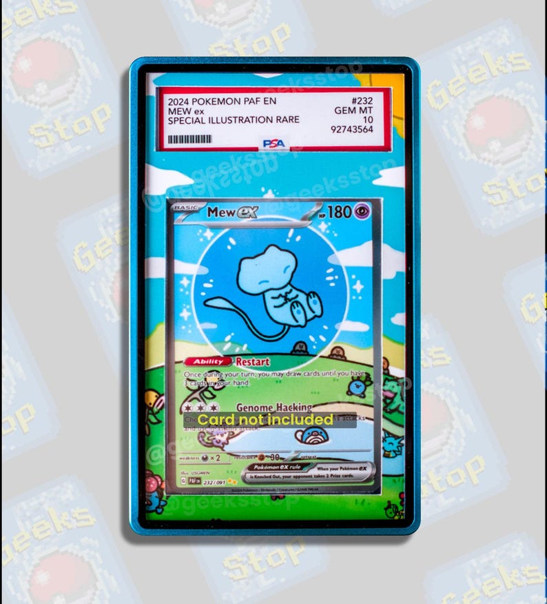 Mew ex Shiny SIR PSA BGS | Display Case Extended Art for Pokemon Card