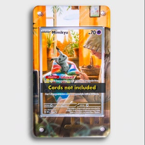 Promo Mimikyu | Grande vitrine artistique pour carte Pokémon