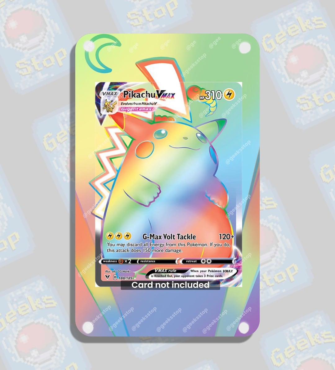 rainbow pikachu pokemon card price NM] VMAX Vivid Voltage #188  TBC Games If you do Pikachu VMAX Rainbow | Extended