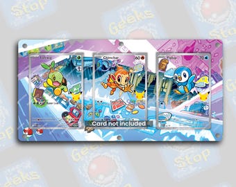 Turtwig Chimchar Piplup First Partner Collection | Extended Art Display Case