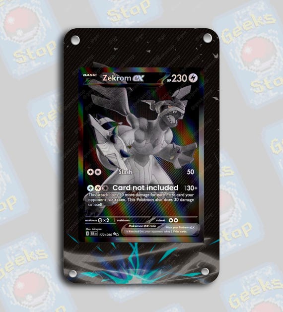 ゼクロム ex BWR | ポケモンカード用拡張アートディスプレイケース 