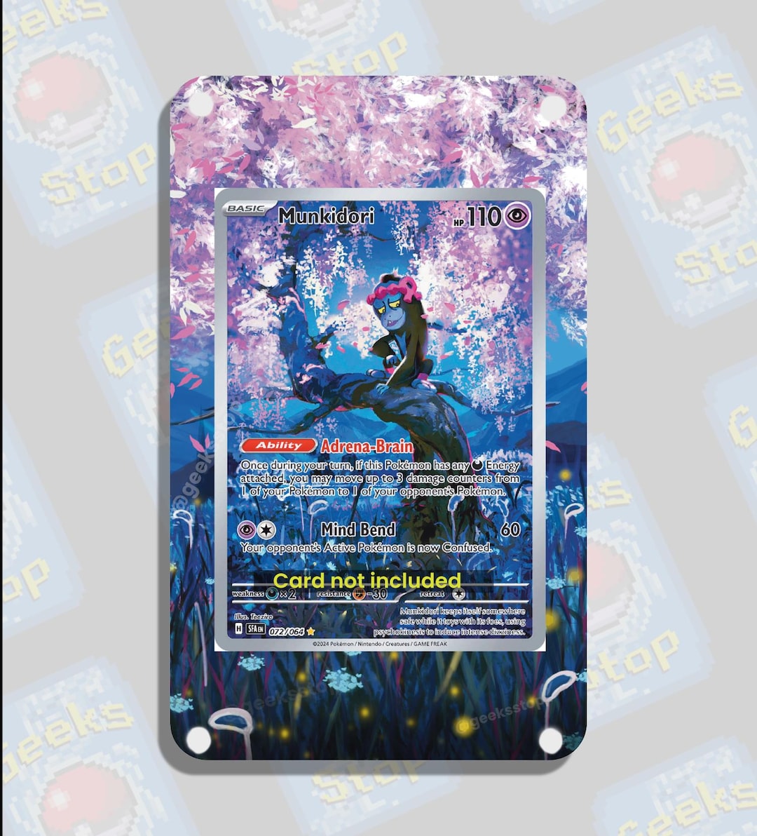 Munkidori AR | Extended Art Display Case for Pokemon Card - Etsy