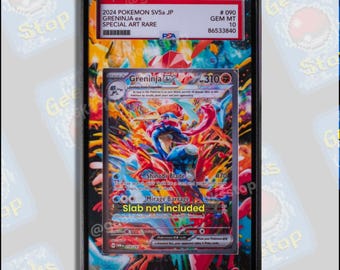 Greninja Ex SIR | PSA CGC Beckett Extended Art Display Case for
