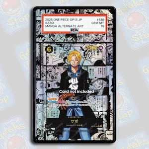 Sabo Manga OP13 PSA TAG Beckett | Extended Art Display Case for Graded OPTCG