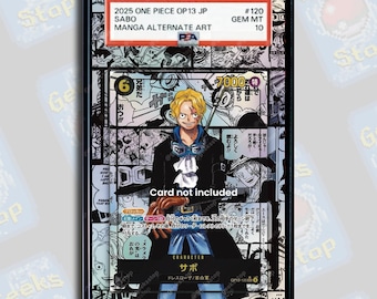 Sabo Manga OP13 PSA TAG Beckett | Extended Art Display Case for Graded OPTCG