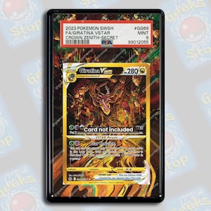 Giratina VSTAR PSA CGC Beckett | Grande vitrine artistique pour carte Pokémon
