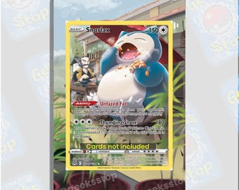 Snorlax TG10 | Extended Art Display Case for Pokemon Card