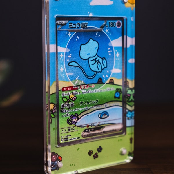 Shiny Mew ex SIR Extended Art Card Holder for Pokémon