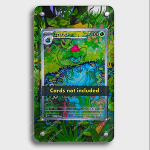 Ivysaure 151 IR | Grande vitrine artistique pour carte Pokémon
