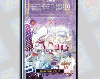 Gum-gum Giant Alt Art PRB02 PSA TAG Beckett | Extended Art Display