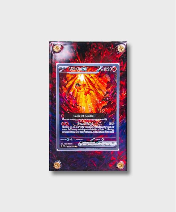 Chi-yu Ex Special Illustration | Extended Art Display Case for Pokemon Card  - Etsy