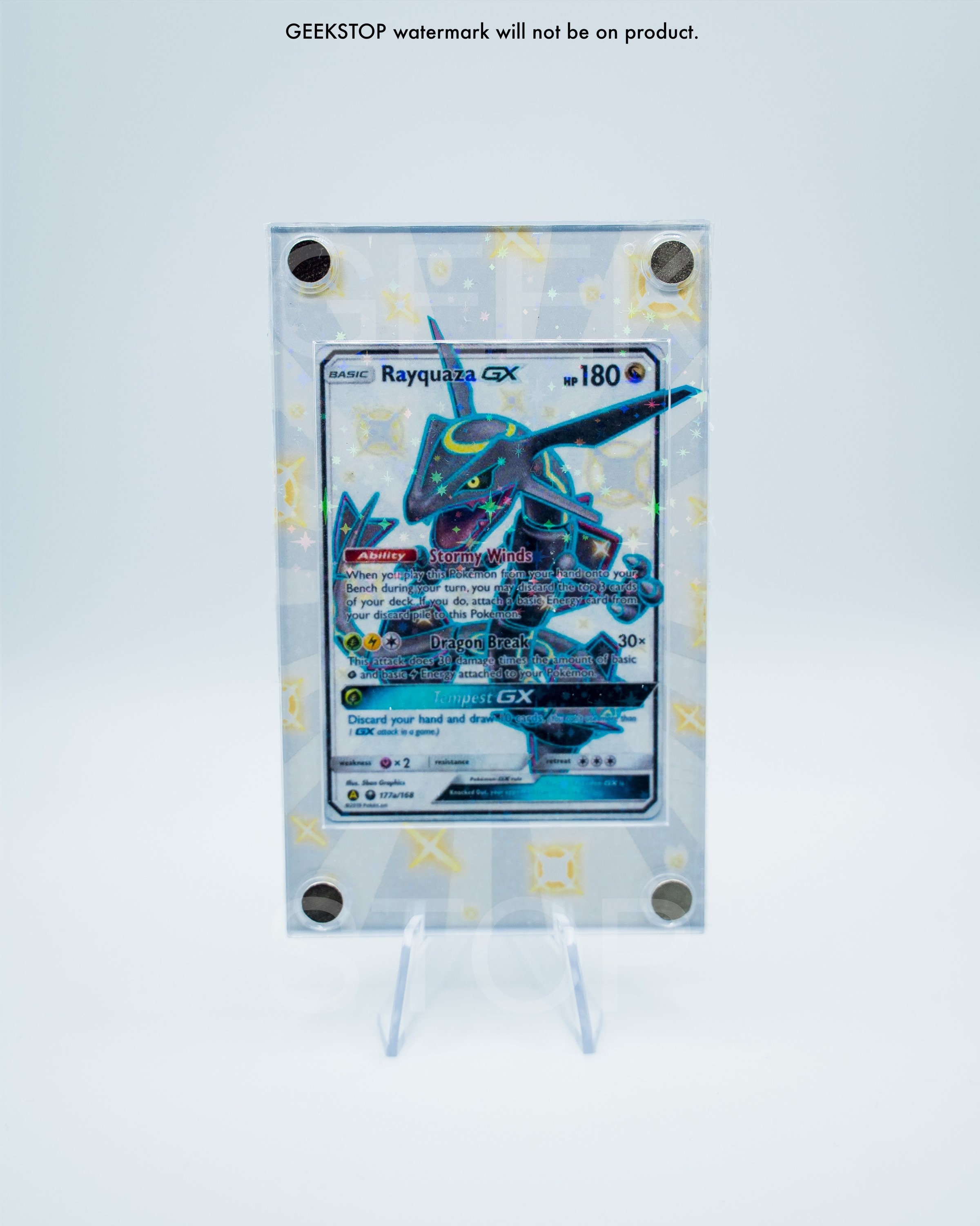 PSA 10 Gem Mint - SHINY RAYQUAZA GX FULL ART HOLO - Pok