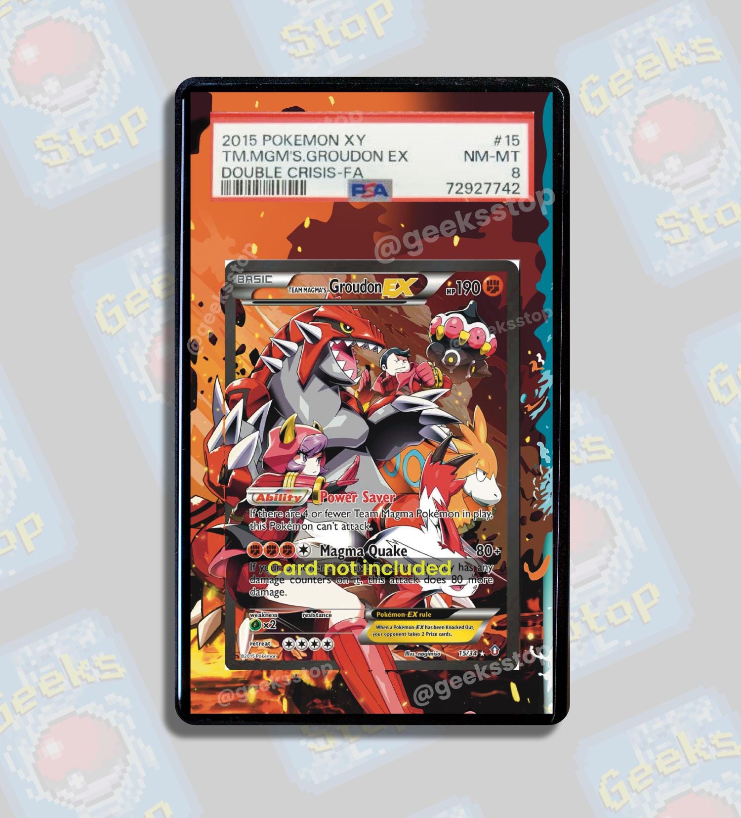 マグマ団のグラードンとアクア団のカイオーガ ex PSA CGC マグマ団のグラードンとアクア団のカイオーガ ex PSA CGC