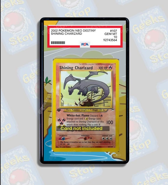 psa graded pokemon cards charizard 1999 Pokémon Game Charizard (Base Set)