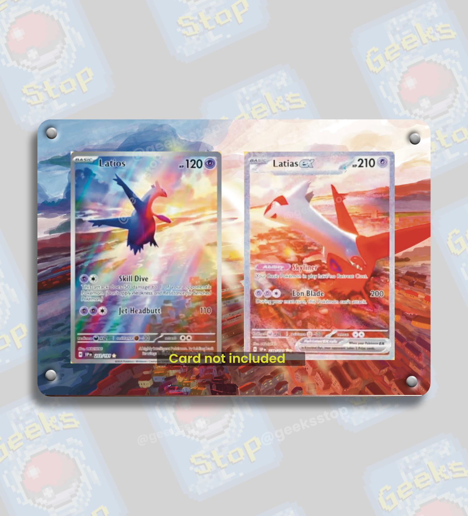 Latios & Latios ex SAR Extended Art Display Case for Pokemon Card