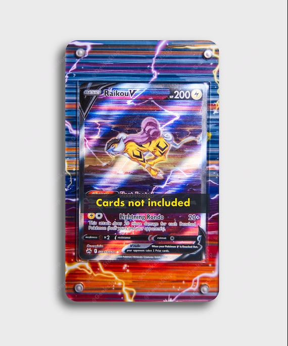 Raikou V Galarian Gallery | Extended Art Display Case for Pokemon Card -  Etsy