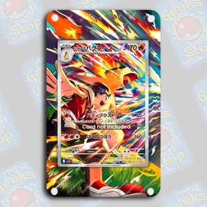 RA Typhlosion d'Ethan | Illustration détaillée de la vitrine pour carte Pokémon