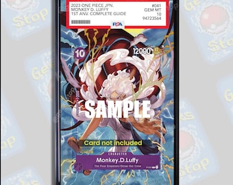 Zwycięzca pierwszej rocznicy Luffy'ego PSA CGC Beckett | Rozszerzona wystawa prac artystycznych dla OTCG