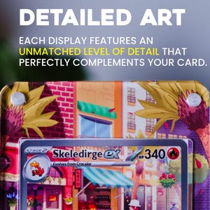 Mega Charizard ex Gold SAR PSA TAG Beckett | Extended Art Display Case for Graded Card image 4