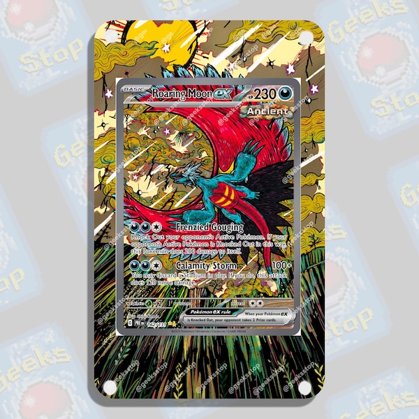 ポケモン TCG 用 Roaring Moon ex SAR 拡張アートディスプレイケース